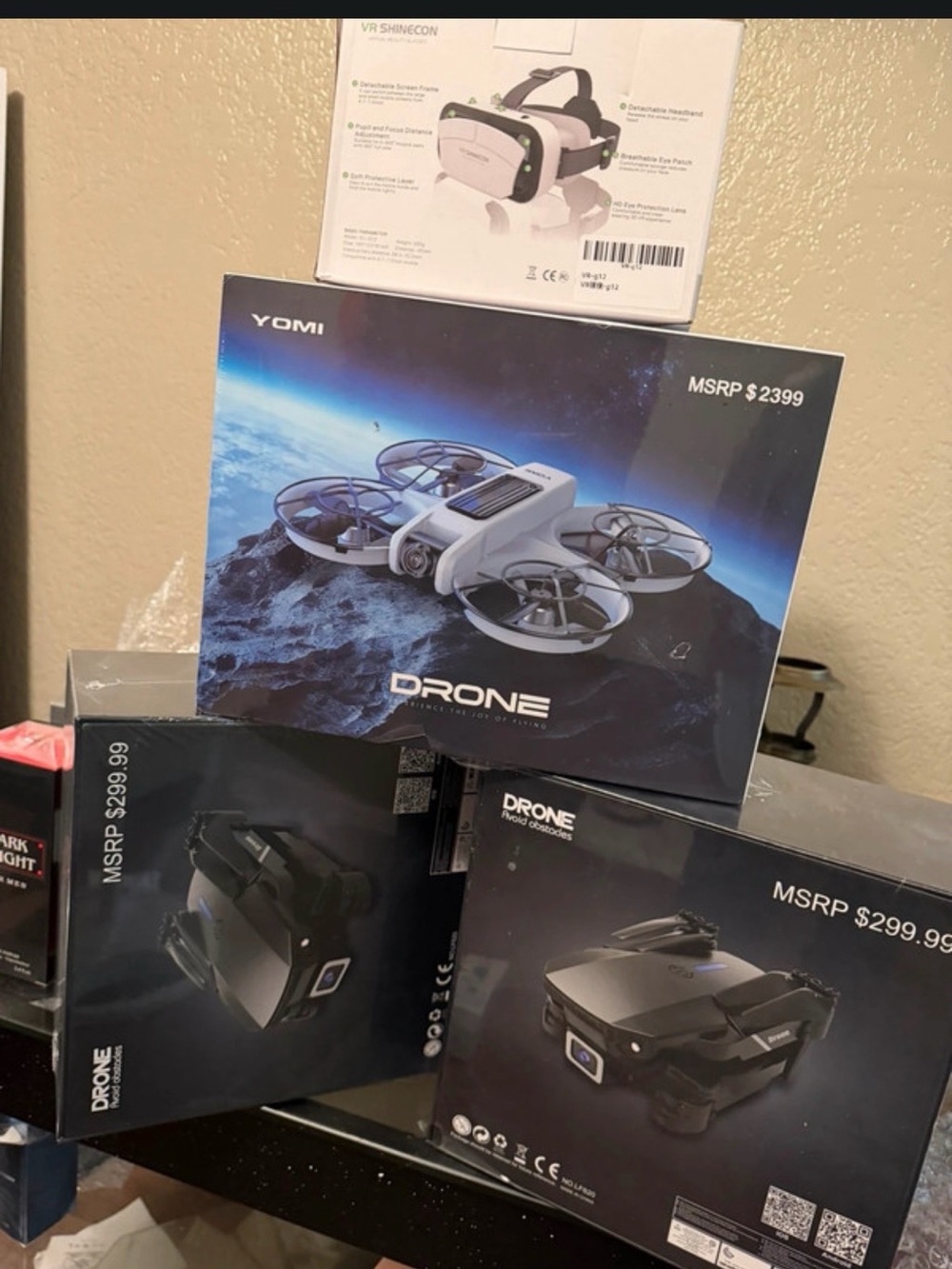 Yomi White Drone with VR Compatibility -